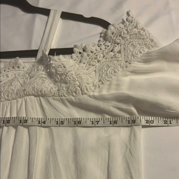 Love on a Hanger White Smocked Ruffled Blouse - Picture 8 of 9